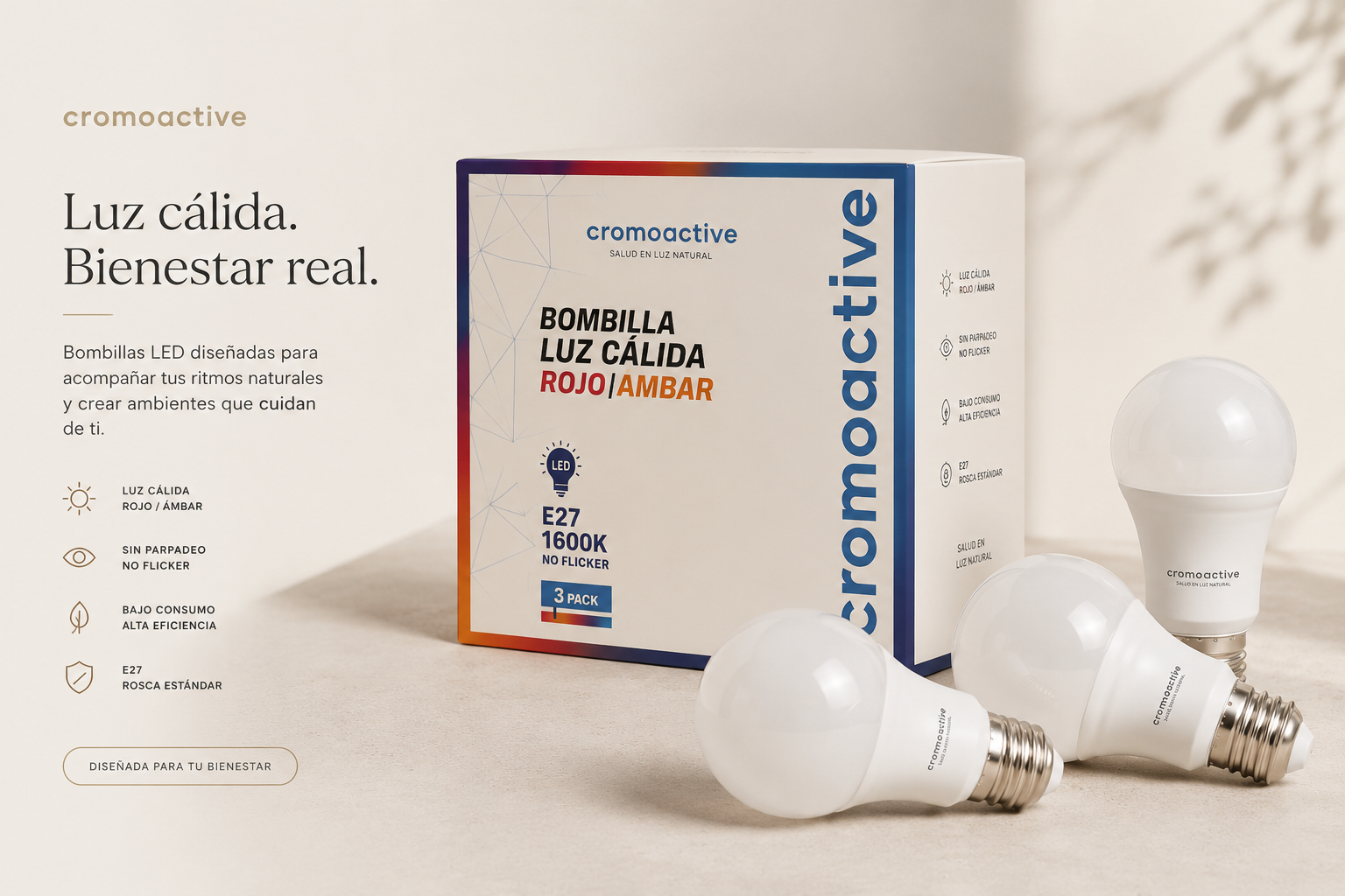 Pack 6 Bombillas Luz Roja | Modo Noche - Imagen 5